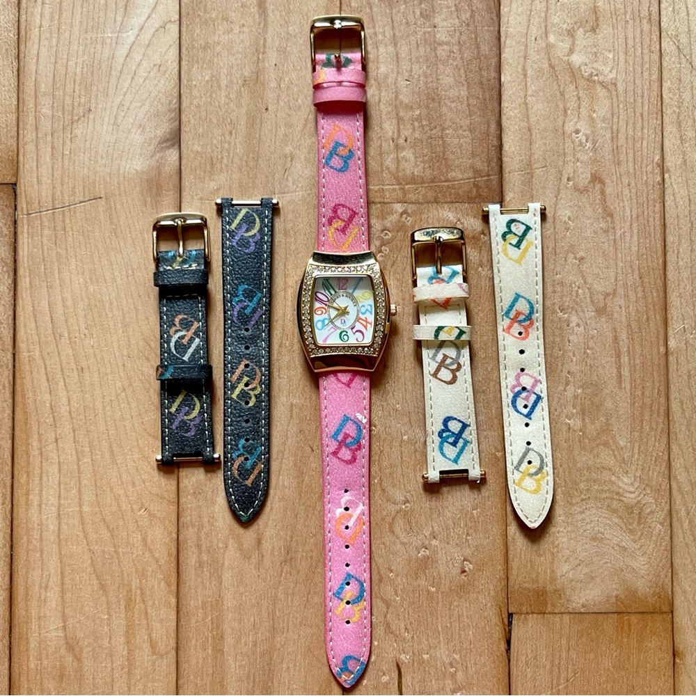 Dooney & Bourke Y2K Vintage Multi-Band Watch with NEW BATTERY